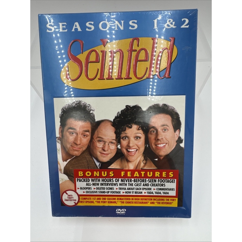Seinfeld‎ - Seasons 1 & 2 (DVD, 2002) New and Factory Sealed